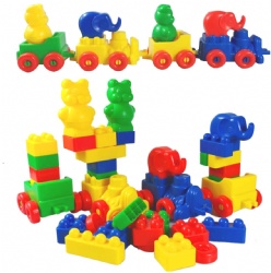 Animal Train Blocks